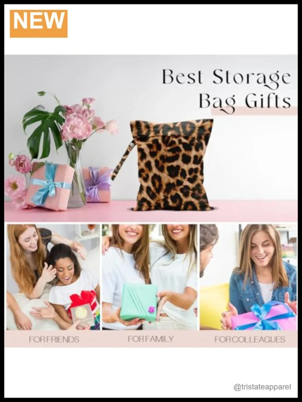 Waterproof Wet Dry Bag for Swimsuit Beach Travel Toiletries Yoga Diaper